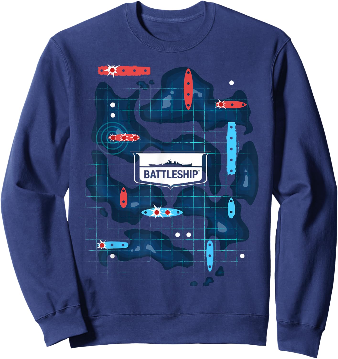 Battleship Battleship Sonar Fight Sweatshirt - Sweatshirt | Navy