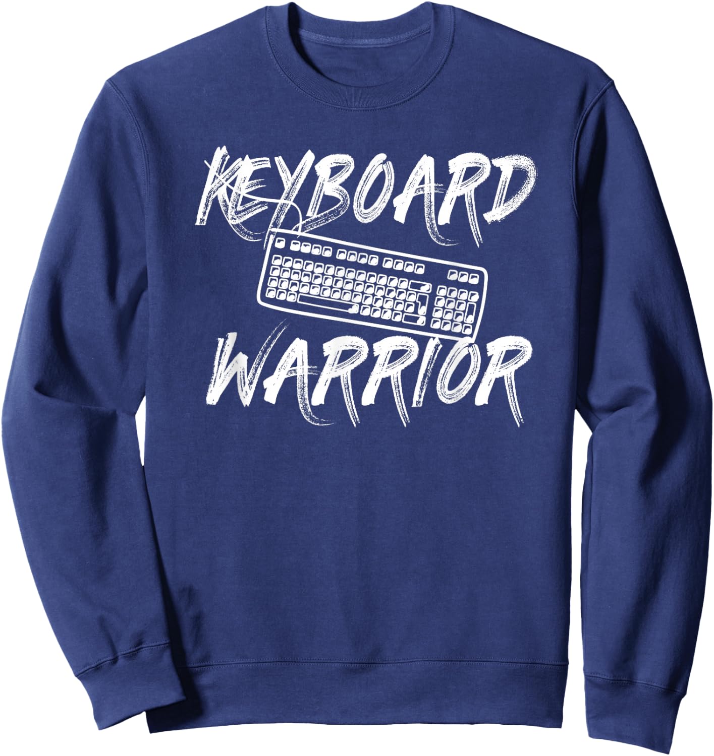 Keyboard Warrior | Computer Technician Shirt Sweatshirt - Sweatshirt | Navy