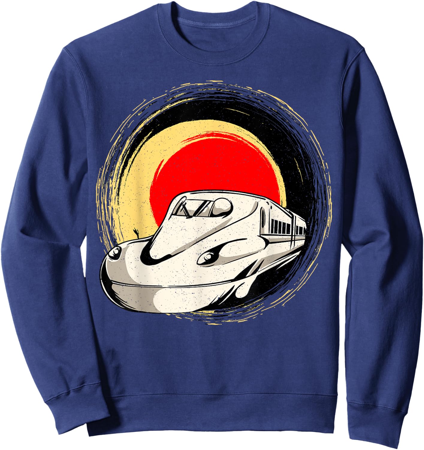 Shinkansen Japanese Bullet Train for Mad about Trains Sweatshirt - Sweatshirt | Navy