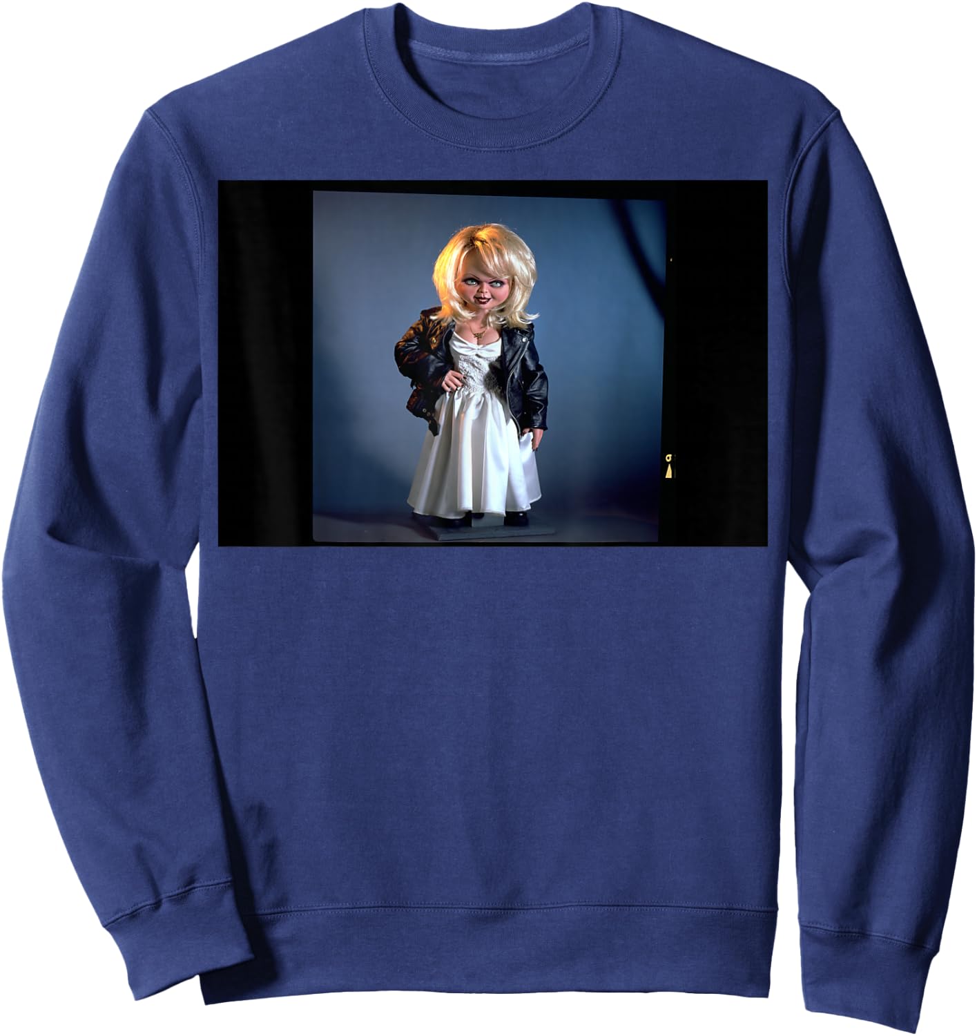 Bride of Chucky Tiffany Hand on Hip Sweatshirt - Sweatshirt | Navy