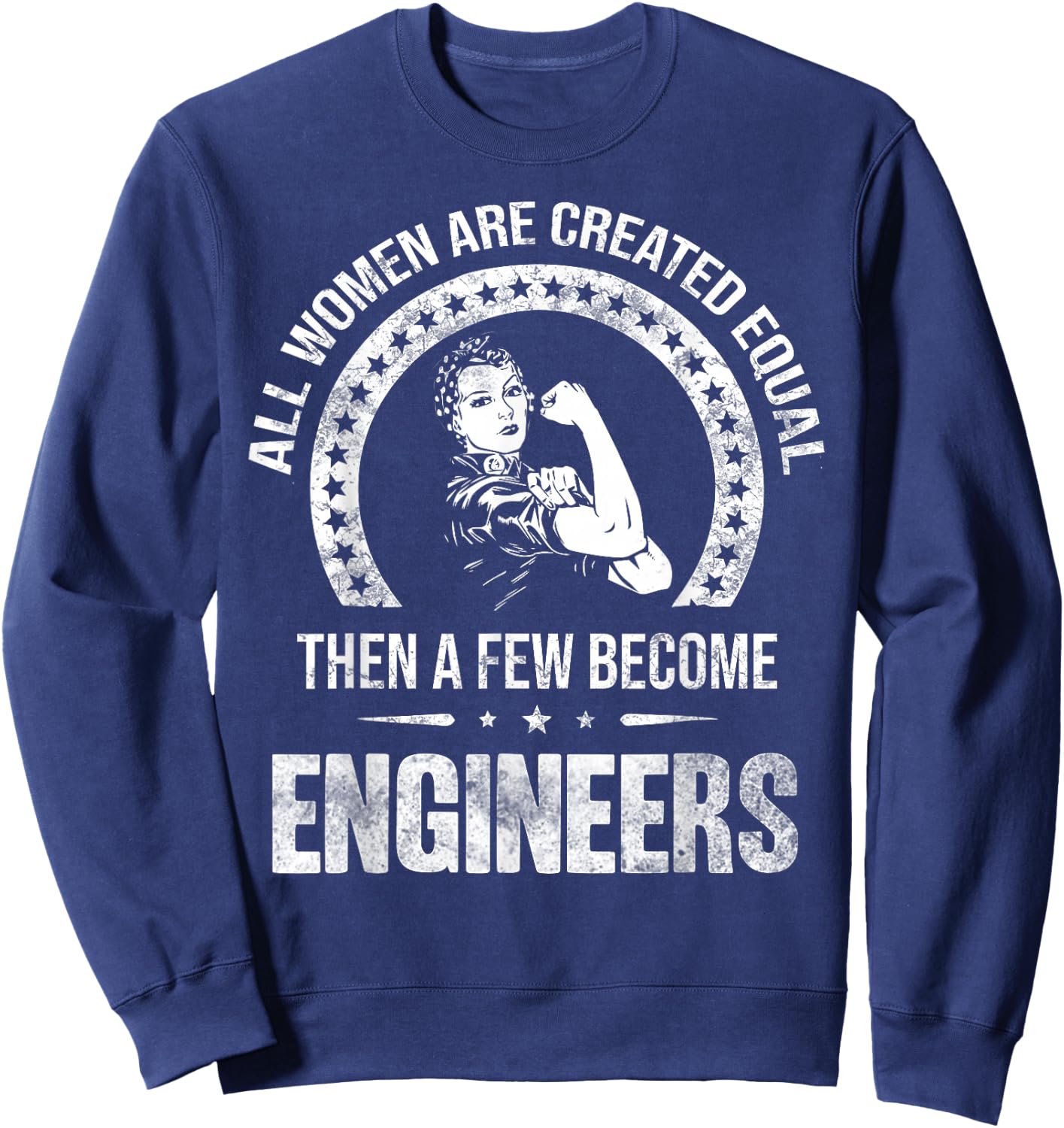 Engineer Shirts Women's Engineer Black Small Classic Fit Modern Short Sleeve Sweatshirt - Sweatshirt | Navy