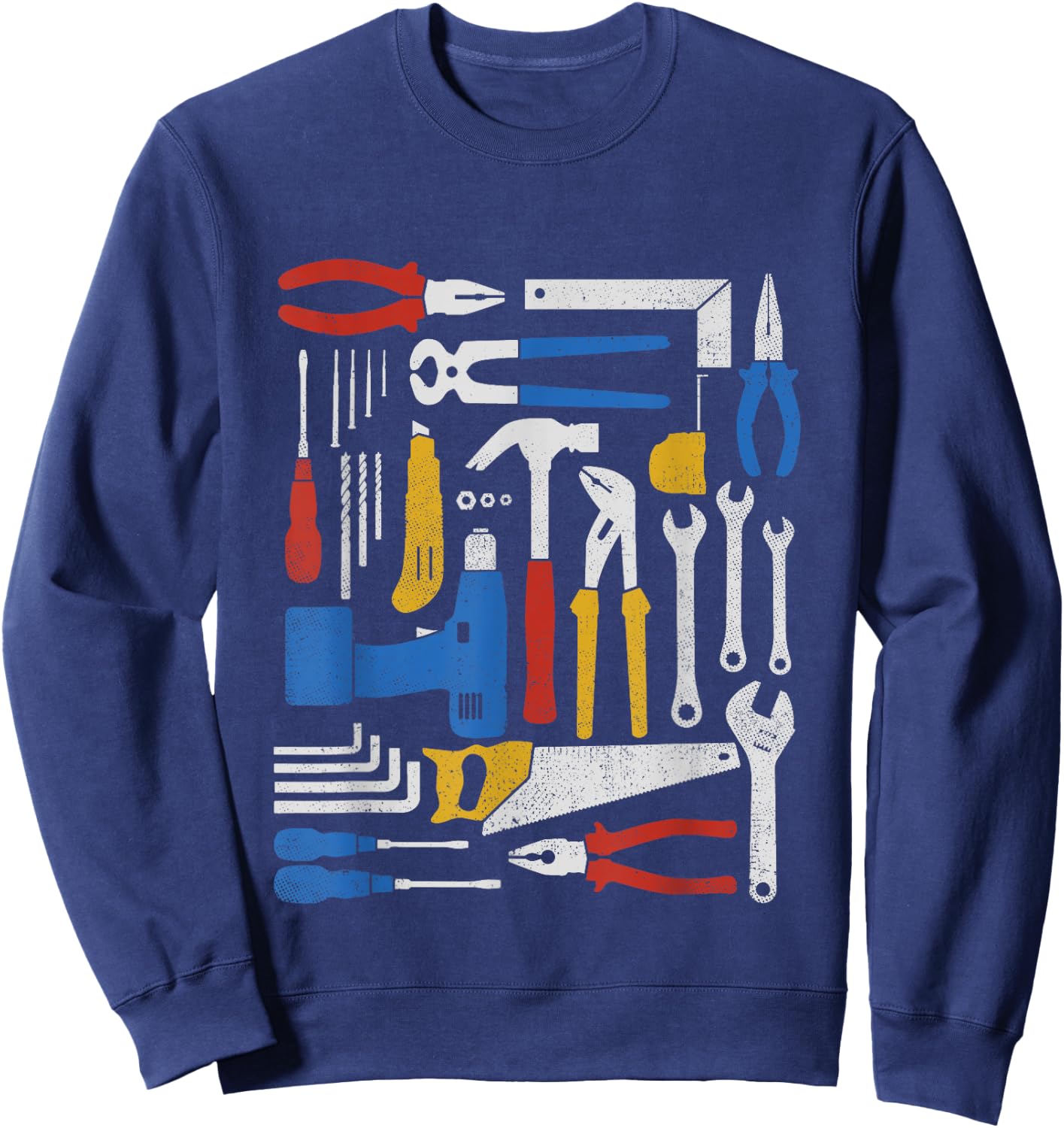 Craftsmen Hardware Tools Set Mechanic Engineer Handyman Sweatshirt - Sweatshirt | Navy