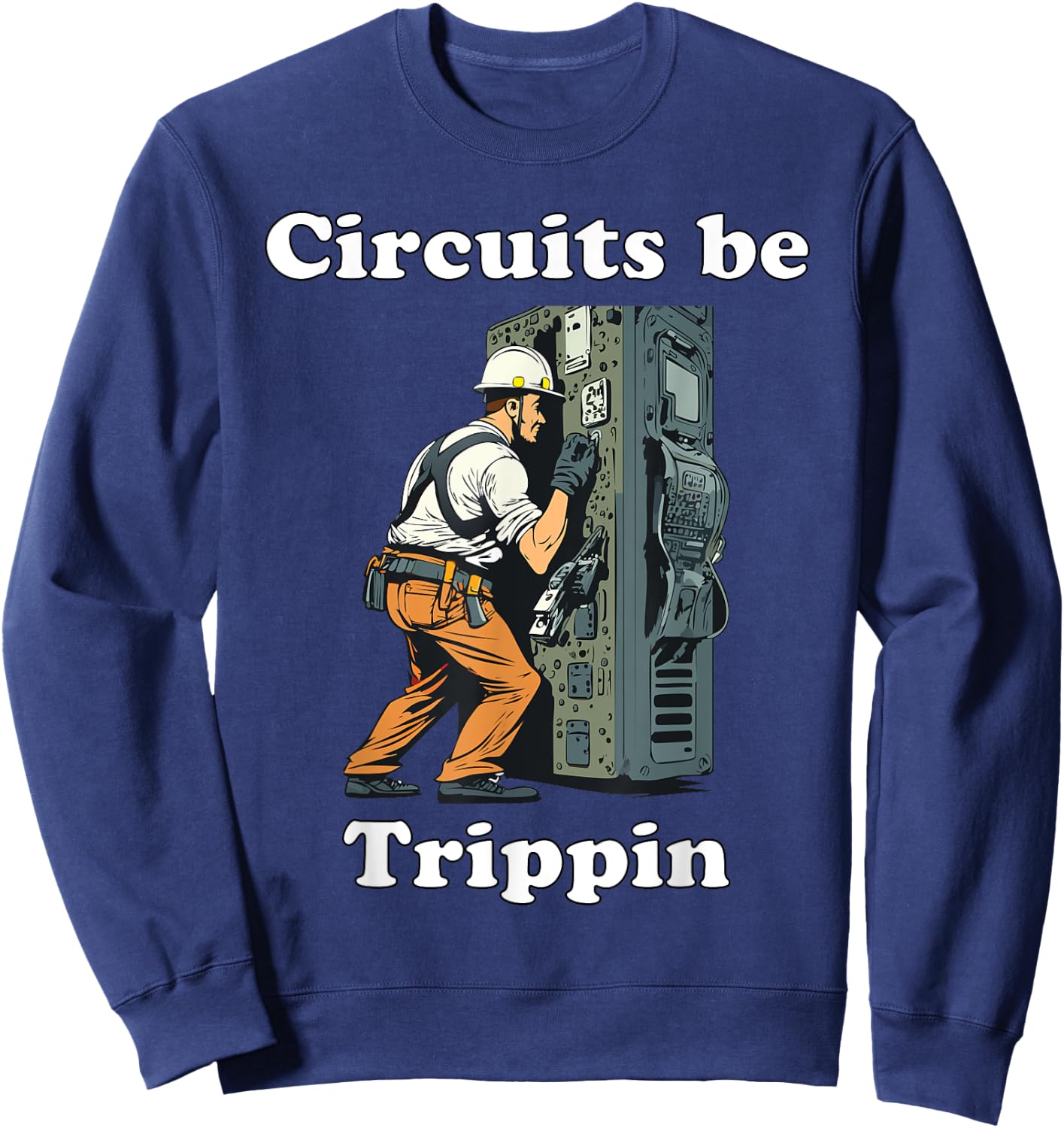 Circuits be Trippin Sweatshirt - Sweatshirt | Navy
