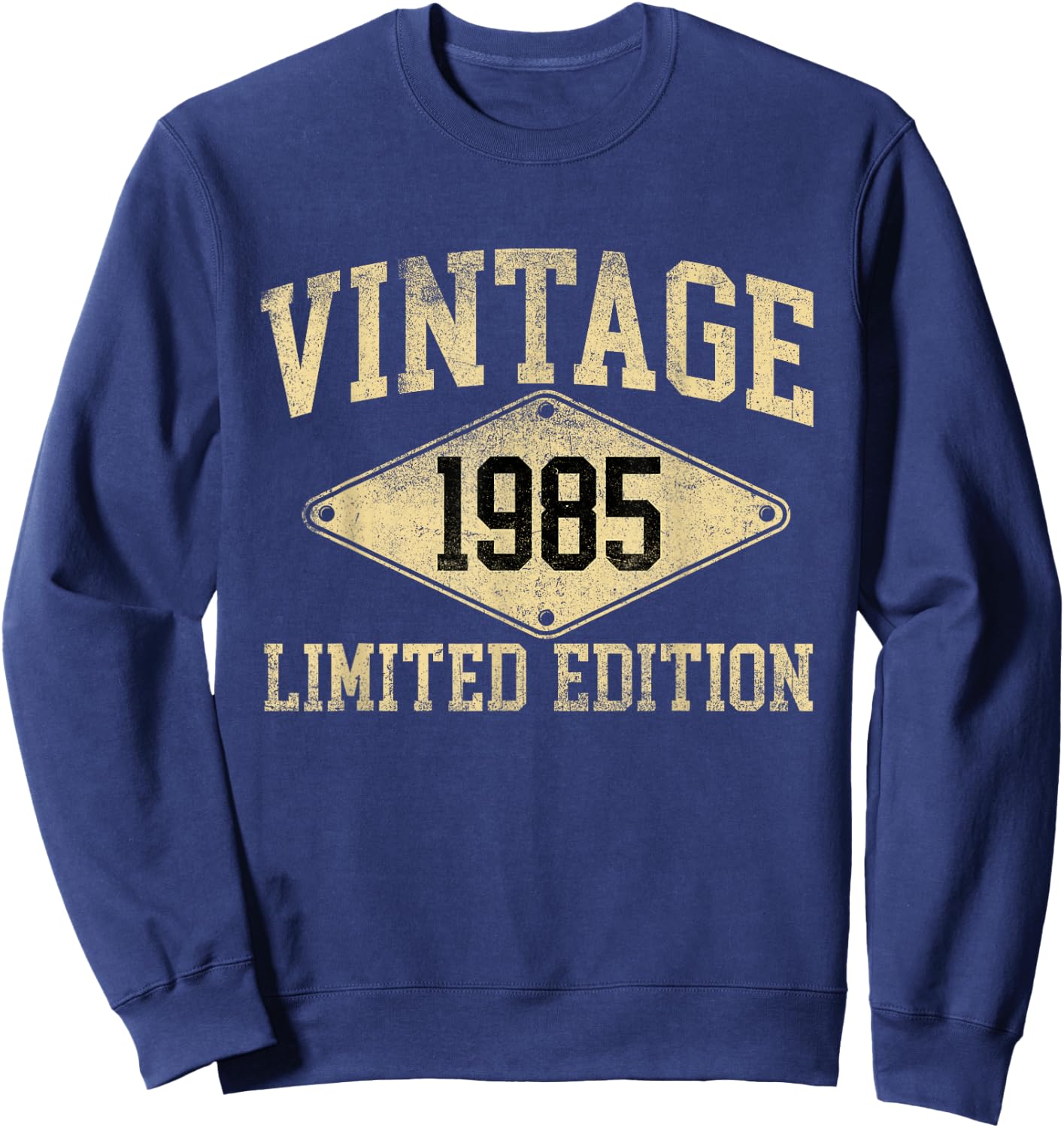 Vintage 1985 Limited Edition Year of Birth Birthday Sweatshirt - Sweatshirt | Navy