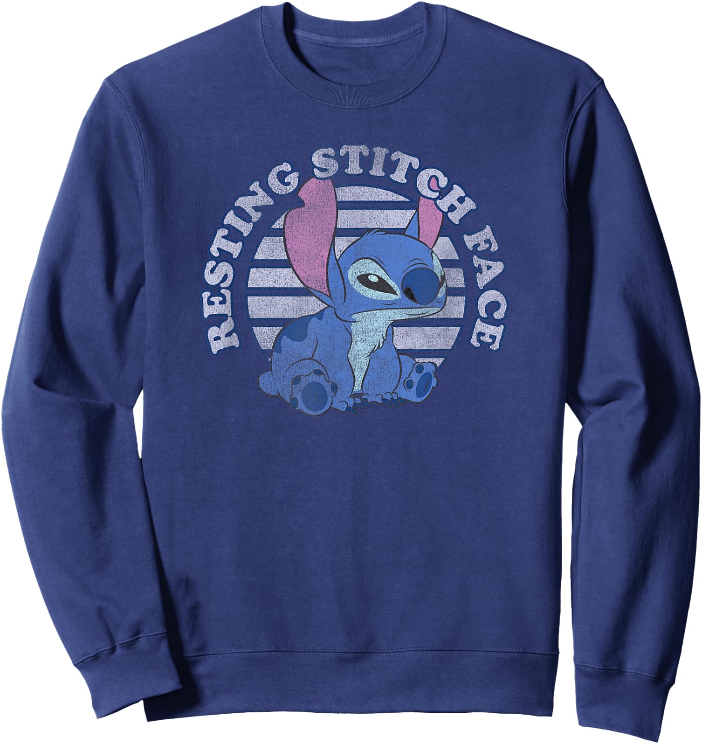 Disney Lilo & Stitch Resting Stitch Face Sweatshirt - Sweatshirt | Navy