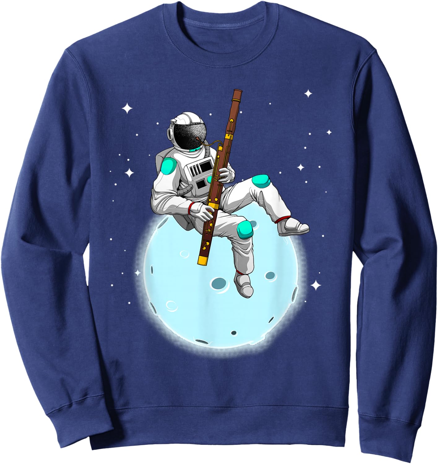 Cool Bassoon Design Women Bassoonist Bassoon Player Sweatshirt - Sweatshirt | Navy