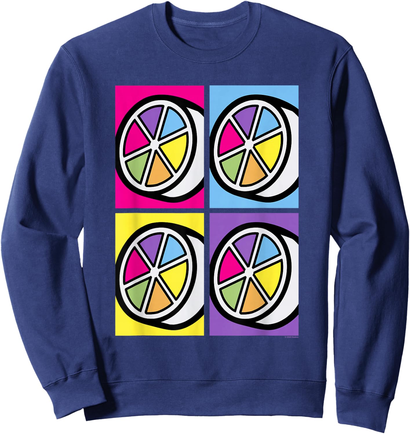 Trivial Pursuit Pop Art Pie with Wedges Sweatshirt - Sweatshirt | Navy