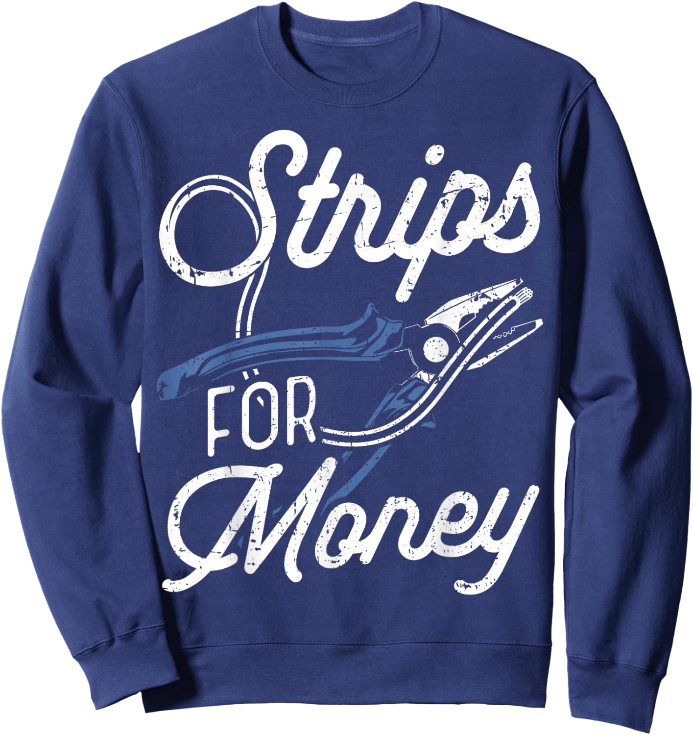 Powerline Electrical Father’s Day Electricians Sweatshirt - Sweatshirt | Navy