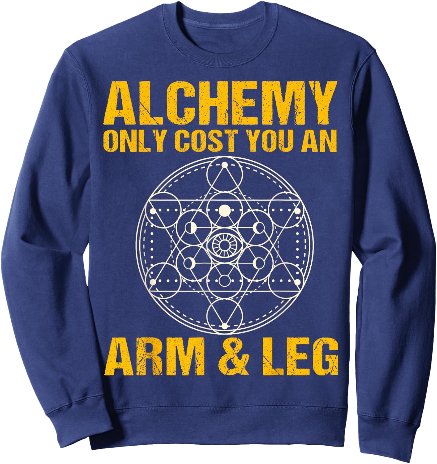 Alchemist Anime - Otaku Weeaboo Sweatshirt - Sweatshirt | Navy