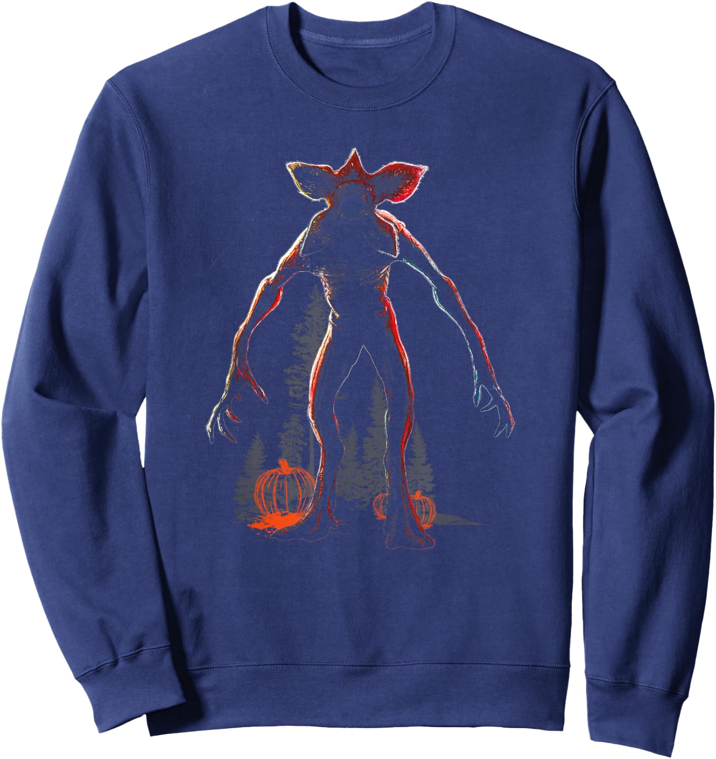 Stranger Things Halloween Demogorgon Sighting Sweatshirt - Sweatshirt | Navy