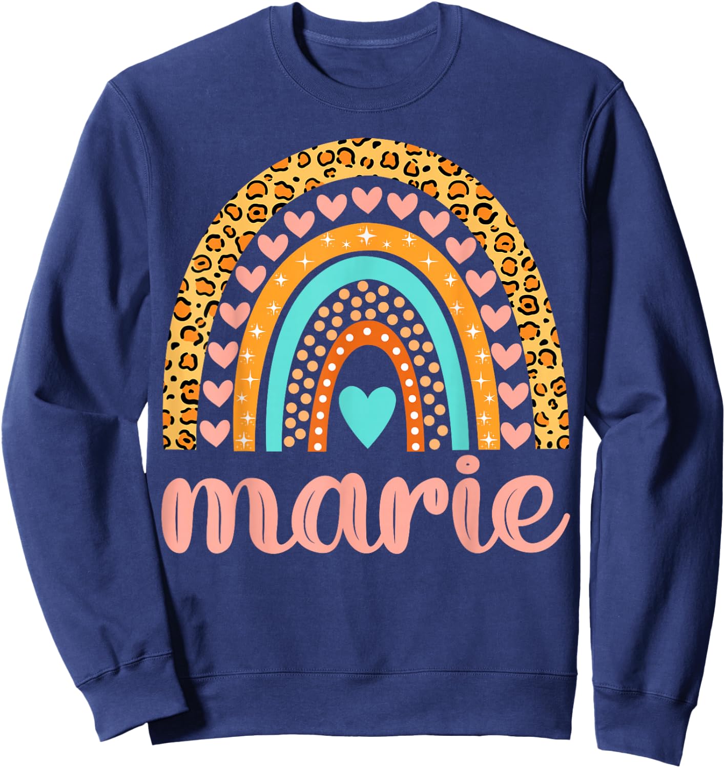 Marie Marie Name Birthday Shirt Gift Sweatshirt - Sweatshirt | Navy
