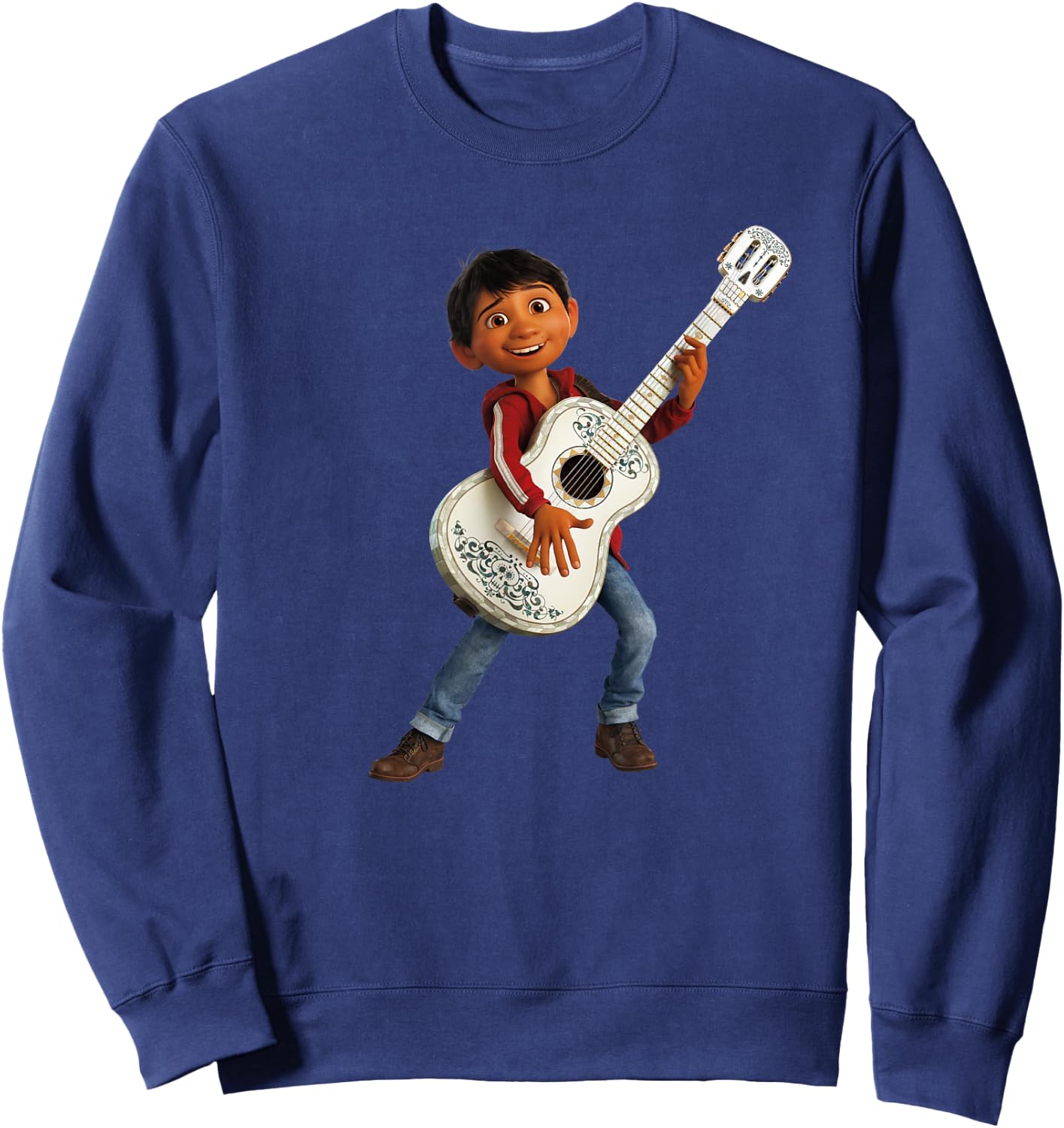 Disney Pixar Coco Miguel Playing Guitar Sweatshirt - Sweatshirt | Navy