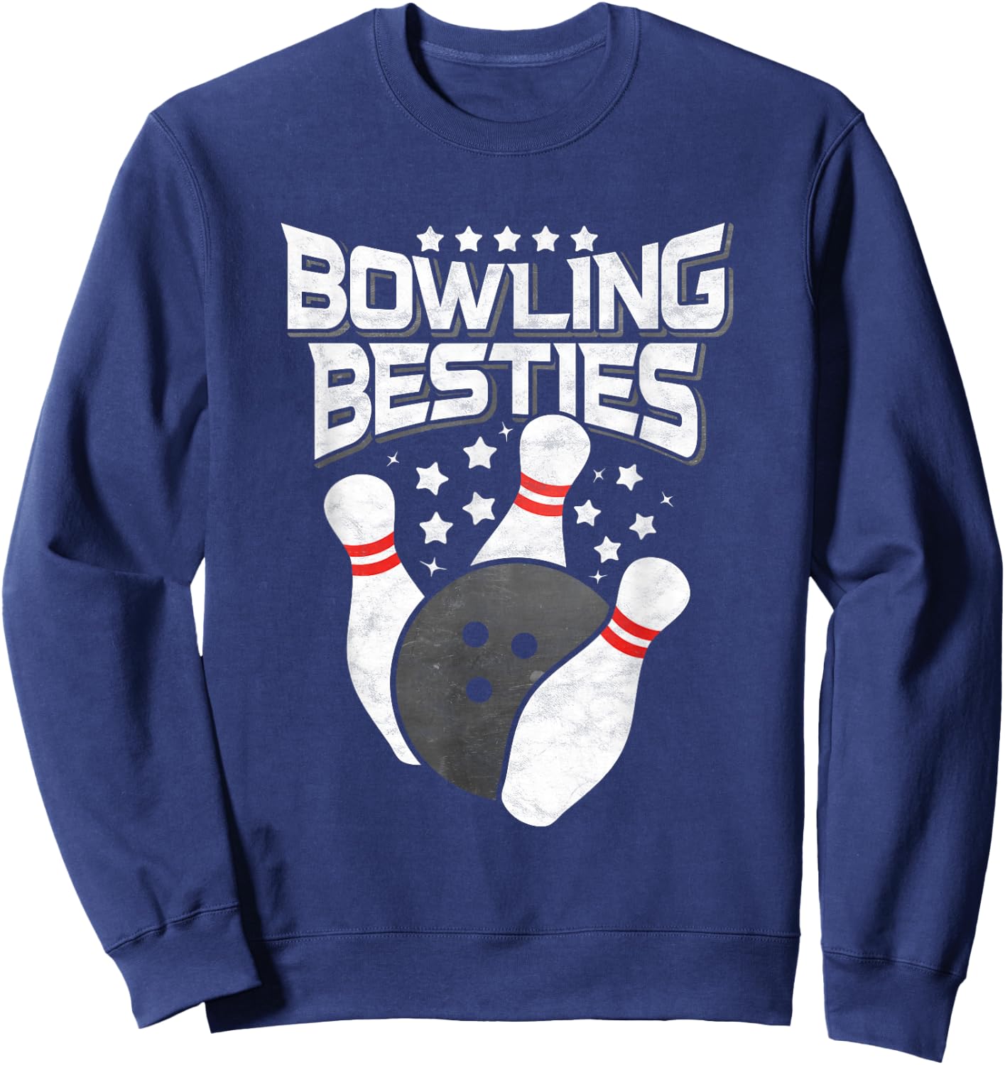 Bowling Besties Sweatshirt - Sweatshirt | Navy