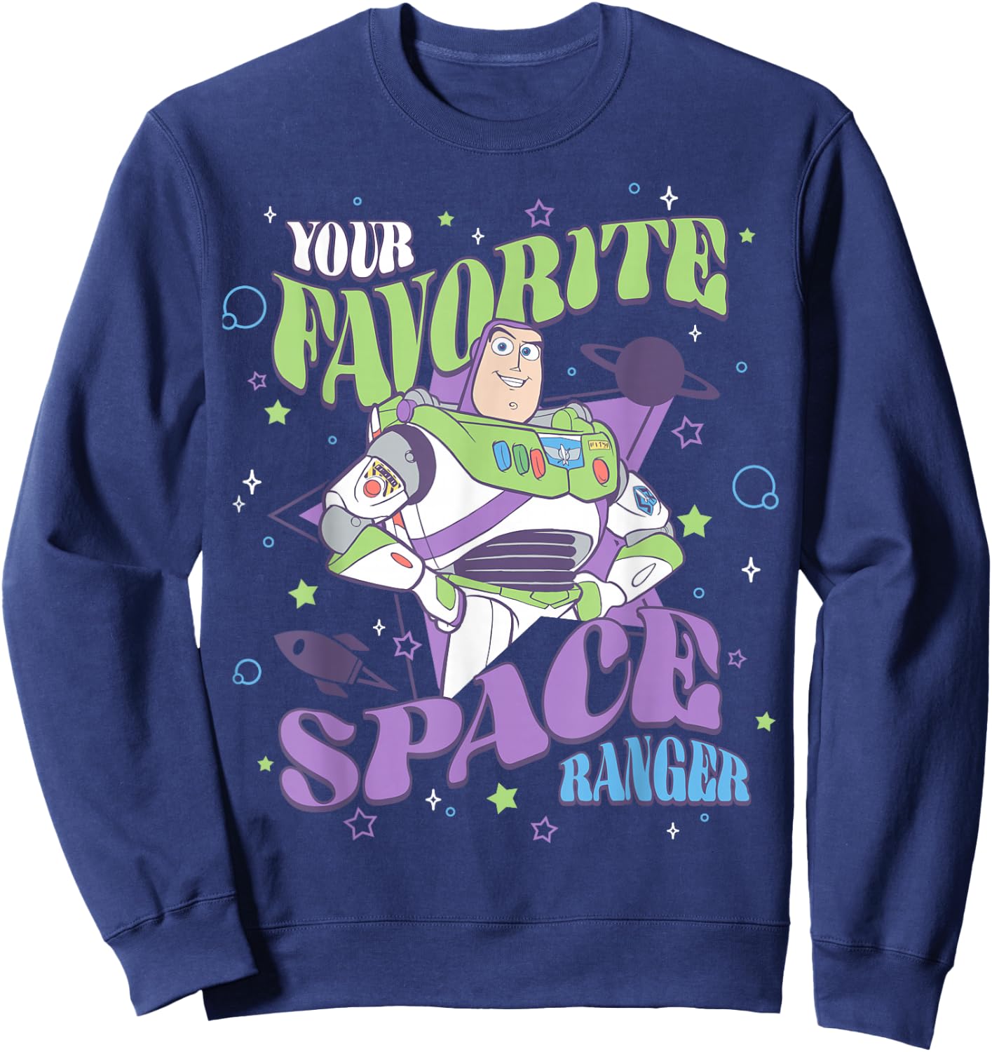 Disney Pixar Toy Story Your Favorite Space Ranger Lightyear Sweatshirt - Sweatshirt | Navy