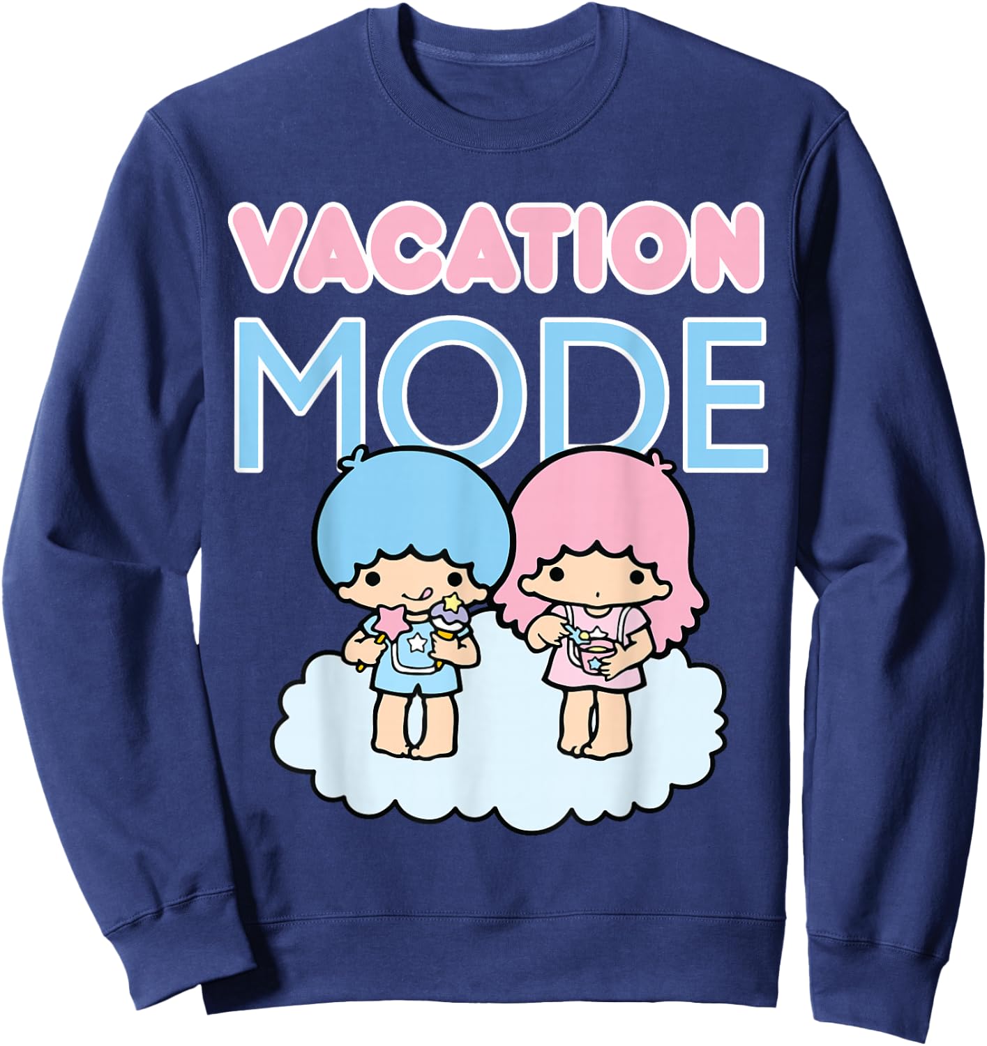 Little Twin Stars Vacation Mode Sweatshirt - Sweatshirt | Navy
