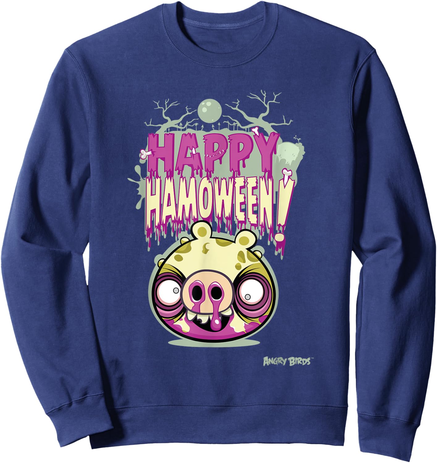 Angry Birds Happy Halloween Official Merchandise Sweatshirt - Sweatshirt | Navy