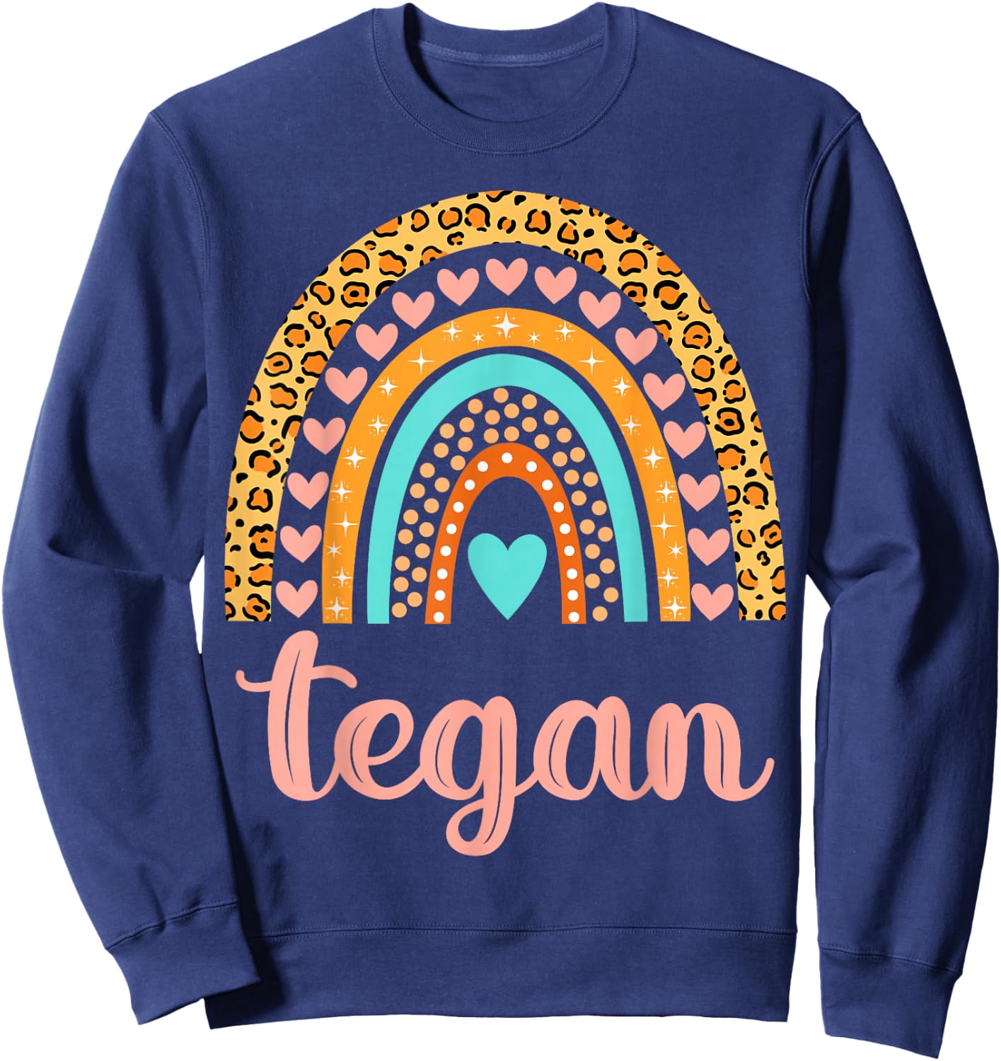 Tegan Tegan Name Birthday Shirt Gift Sweatshirt - Sweatshirt | Navy