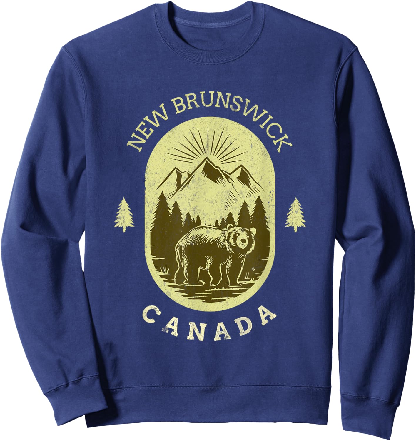New Brunswick Canada Sweatshirt - Sweatshirt | Navy