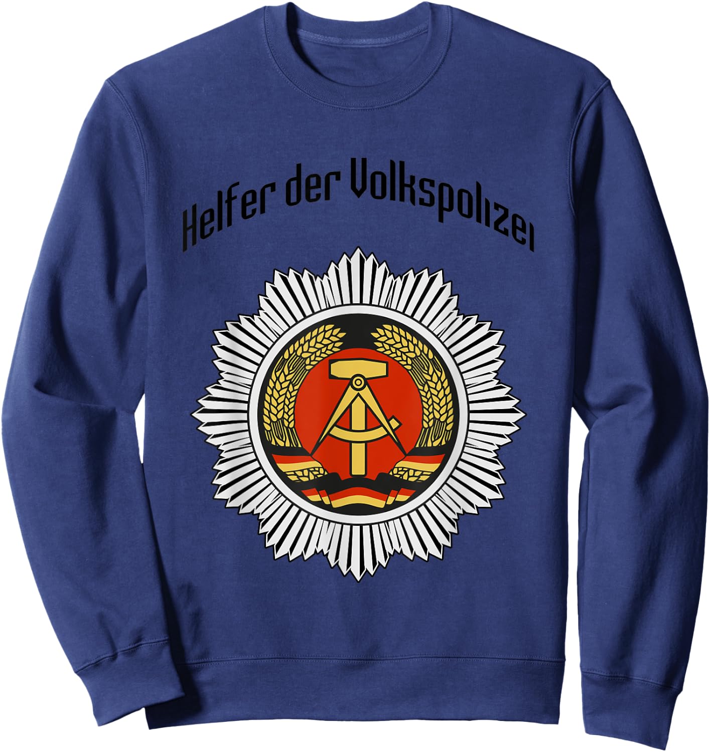 GDR Germany NVA USSR Berliner military Sweatshirt - Sweatshirt | Navy