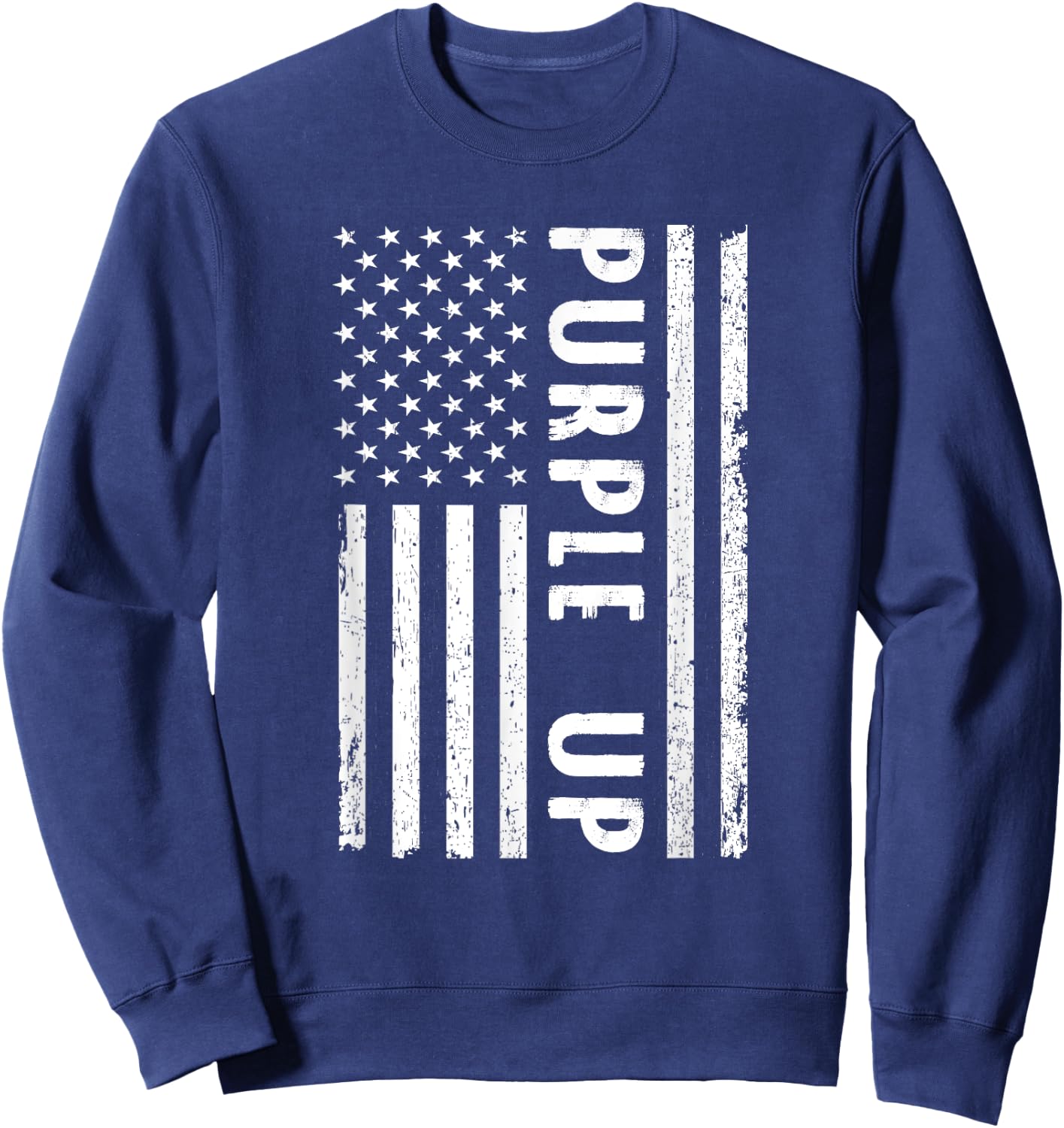 Purple Up Military Child Awareness | & Small Sweatshirt - Sweatshirt | Navy