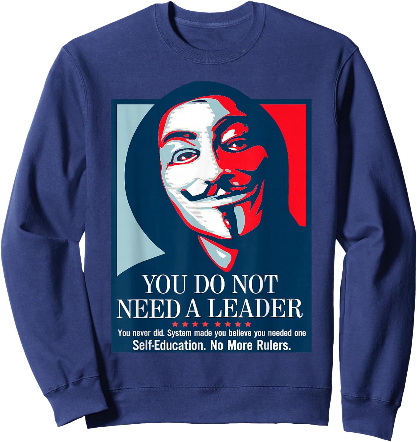 We Are Anonymous Shirt Hacker Coding Shirt Programmer IT Sweatshirt - Sweatshirt | Navy
