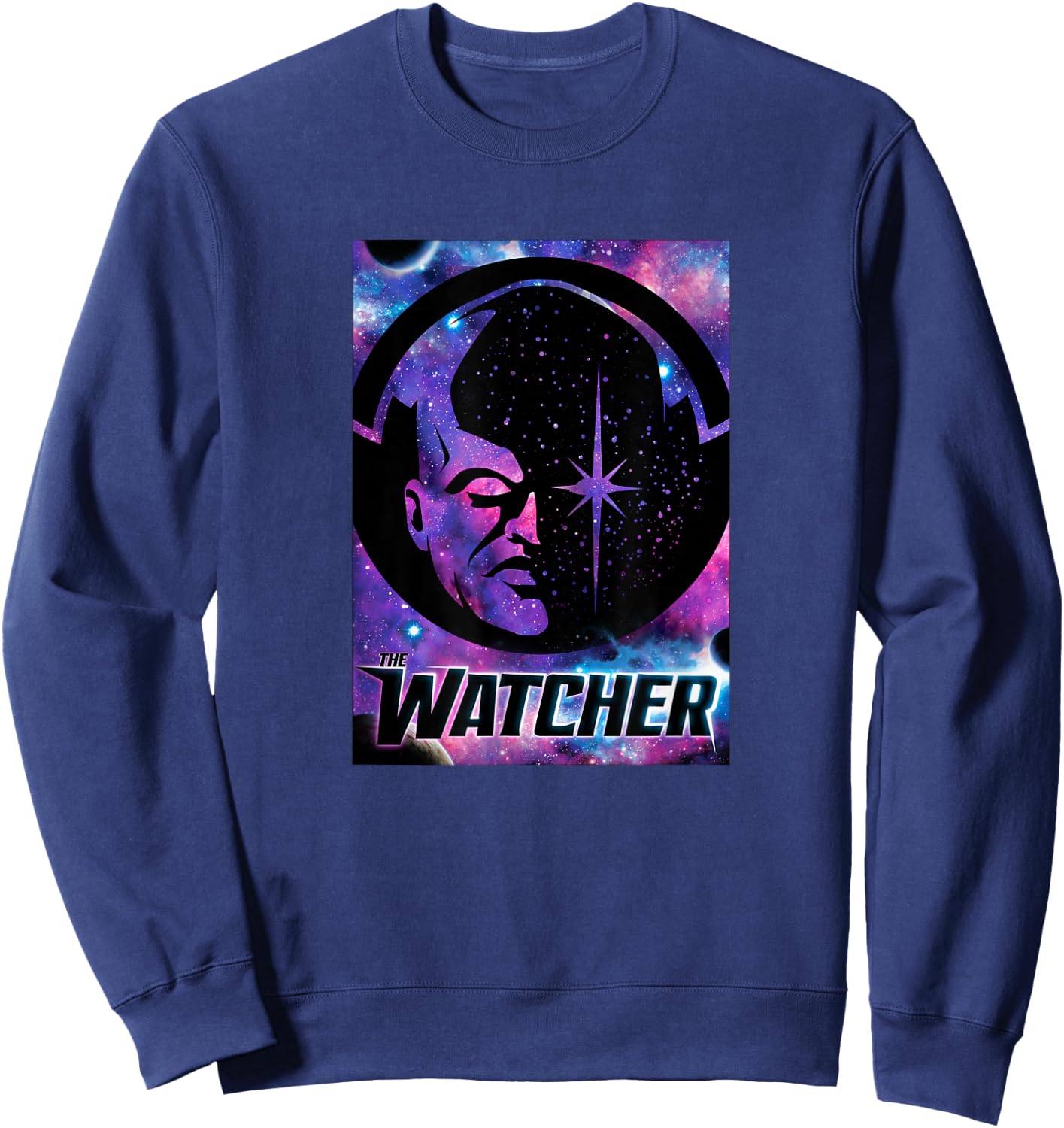 Marvel What If Watcher Galactic Poster Sweatshirt - Sweatshirt | Navy