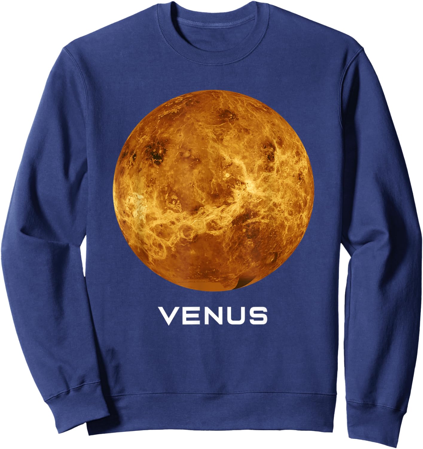 Venus , Perfect Gift Astronomy Lovers Sweatshirt - Sweatshirt | Navy