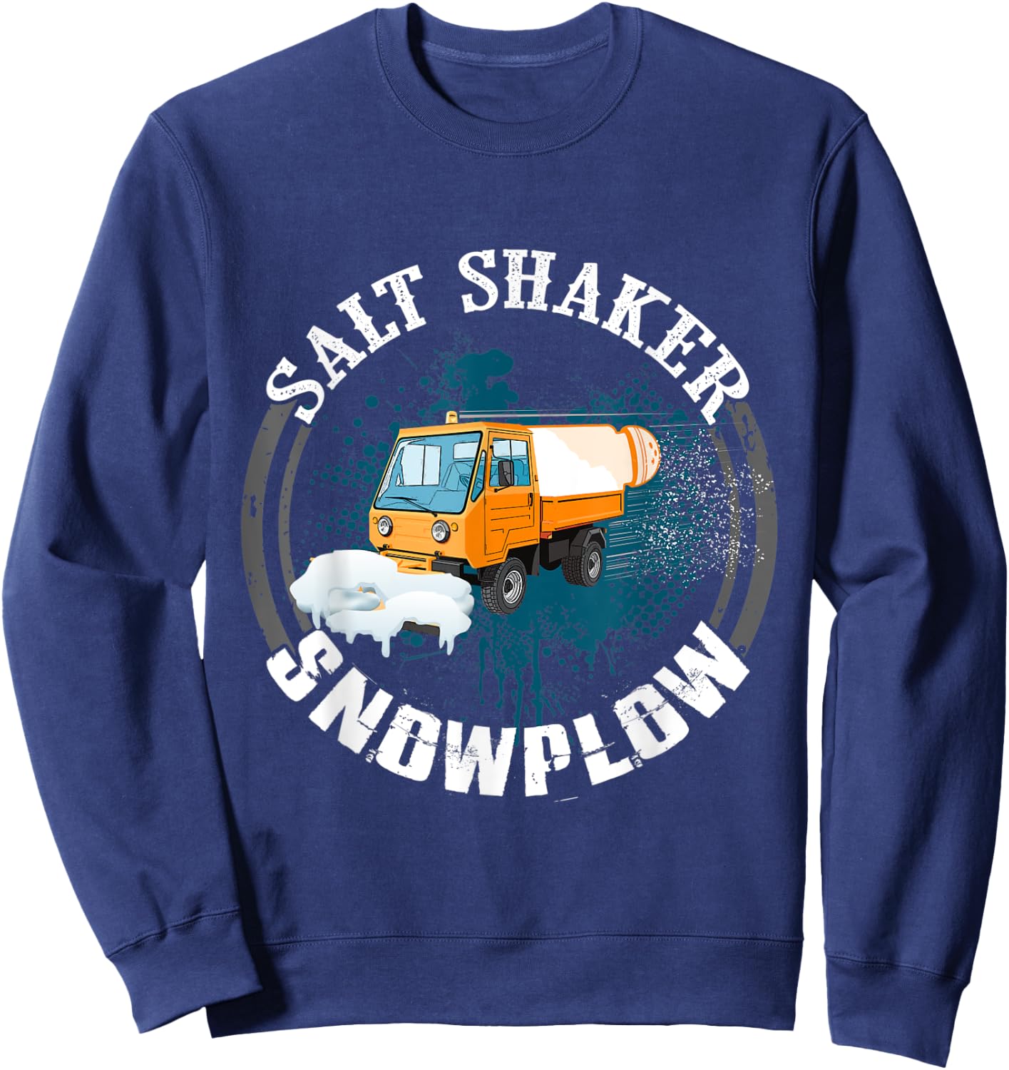Salt Shaker CB Talk Truck Driver Sweatshirt - Sweatshirt | Navy
