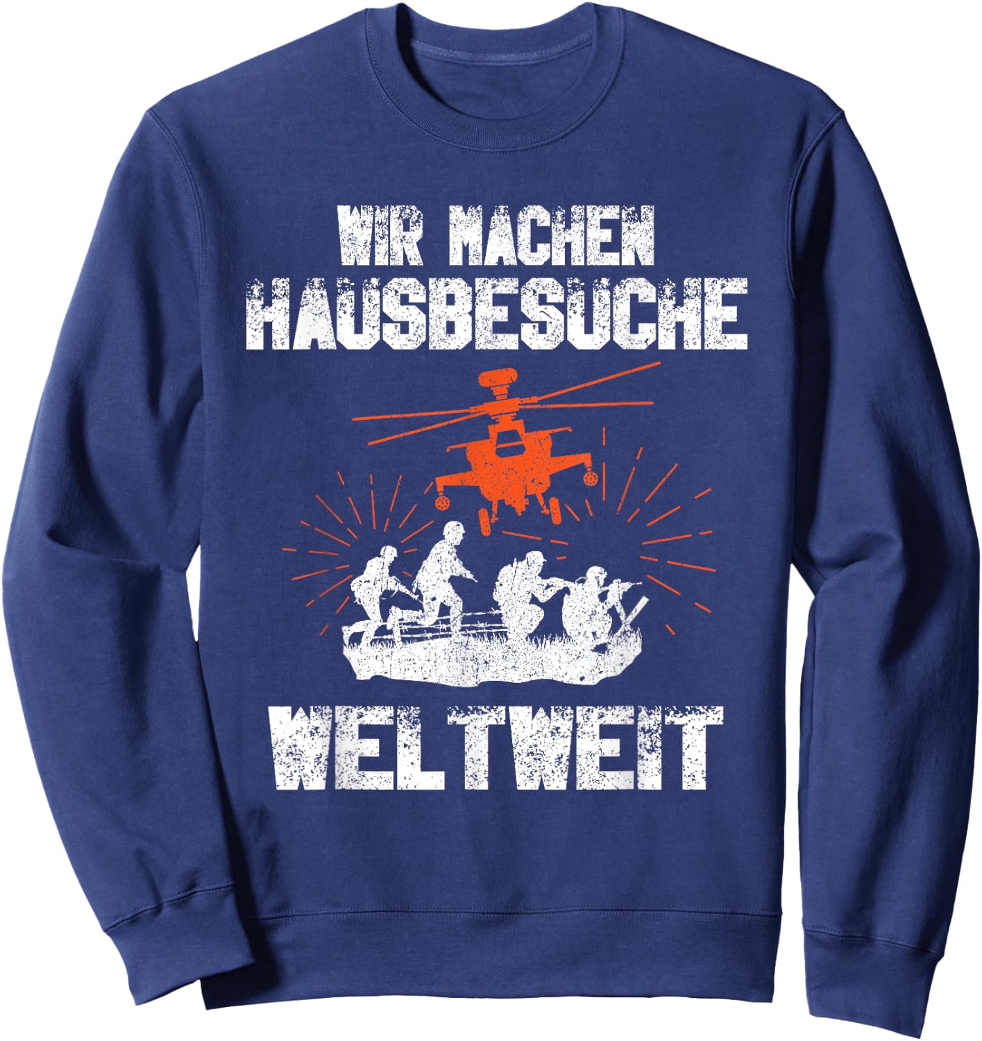 German army elite soldiers - KSK special forces military Sweatshirt - Sweatshirt | Navy