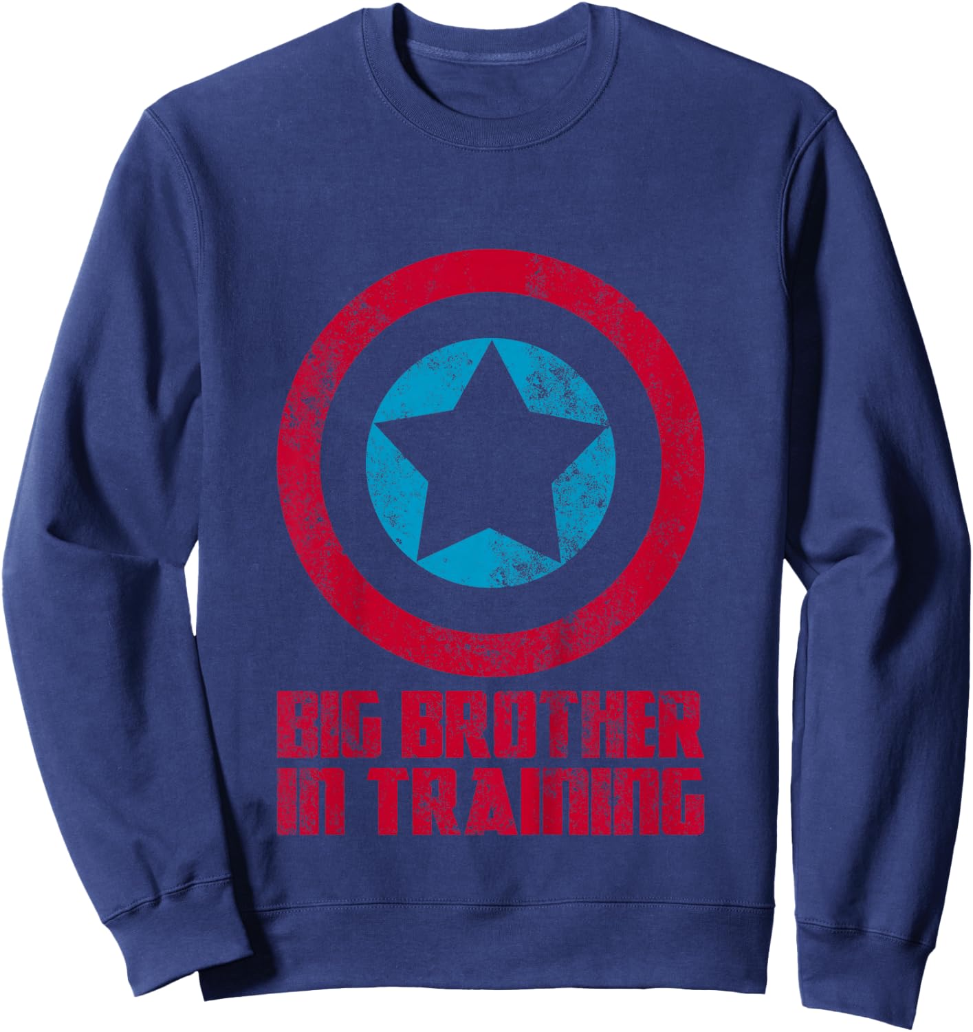 Kids Big Brother in Training , Big Bro Superhero Sweatshirt - Sweatshirt | Navy