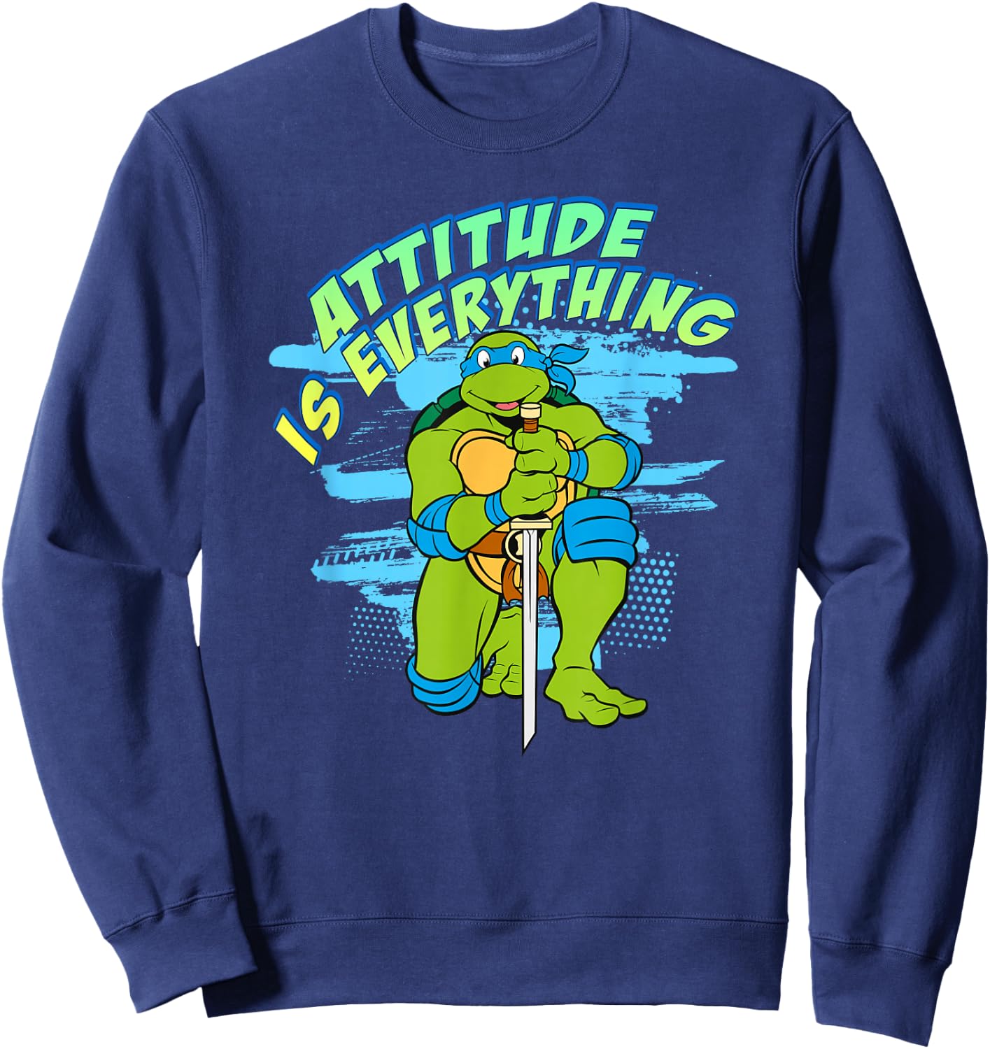 Leonardo - Attitude is Everything Sweatshirt - Sweatshirt | Navy