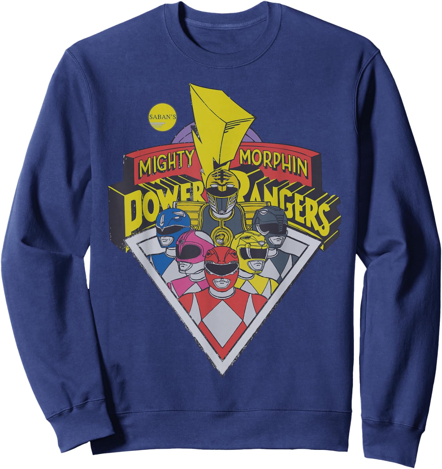 Power Rangers Logo Group Sweatshirt - Sweatshirt | Navy