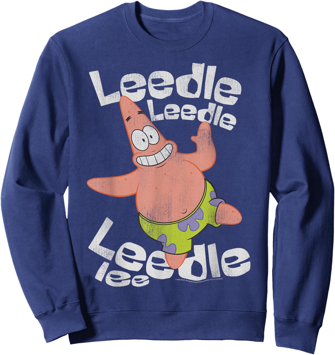 SpongeBob SquarePants Singing Patrick Leedle Sweatshirt - Sweatshirt | Navy