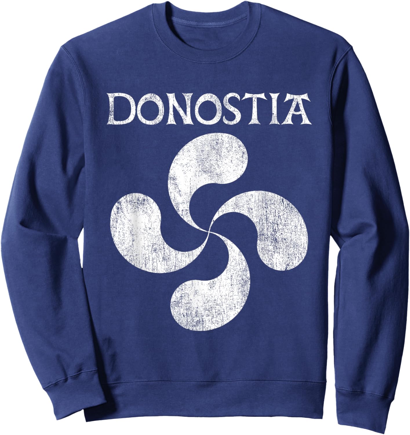 Pais Vasco: Donostia Shirt / Basque Country San Sebastian Sweatshirt - Sweatshirt | Navy