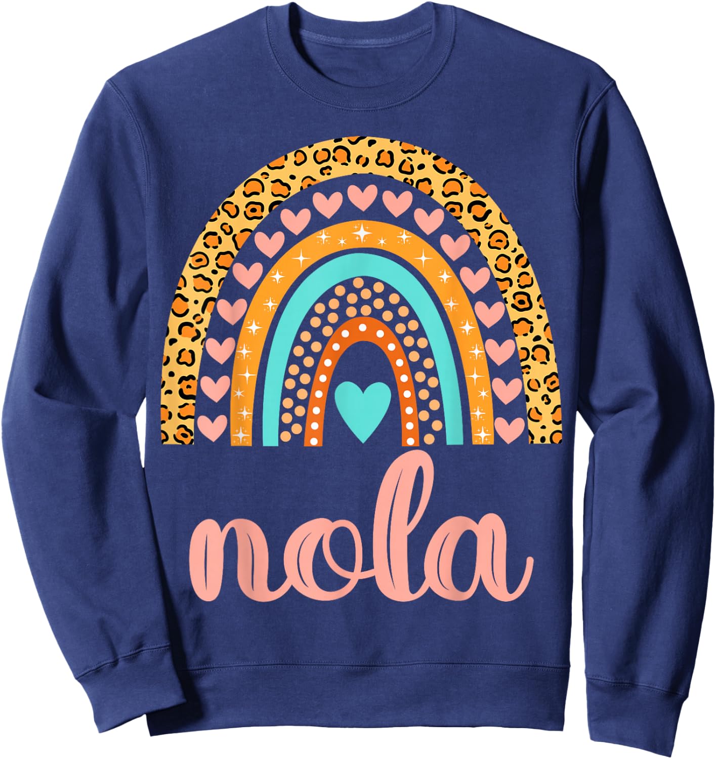 Nola Nola Name Birthday Shirt Gift Sweatshirt - Sweatshirt | Navy