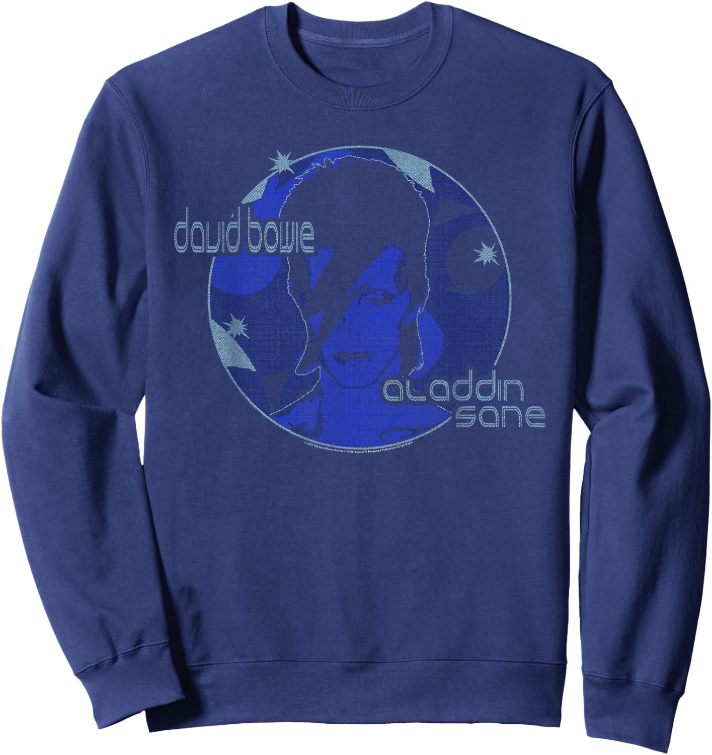 David Bowie - Blue Aladdin Sane Sweatshirt - Sweatshirt | Navy