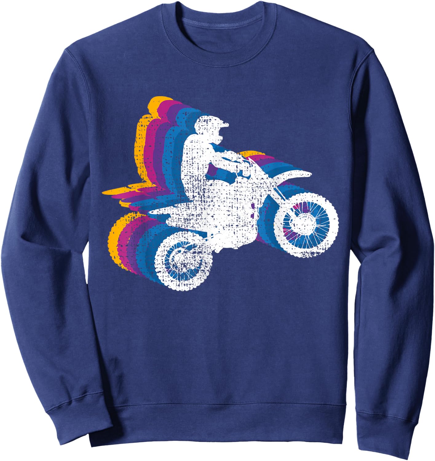 Motocross Motorcross Dirt Bike Gift Sweatshirt - Sweatshirt | Navy