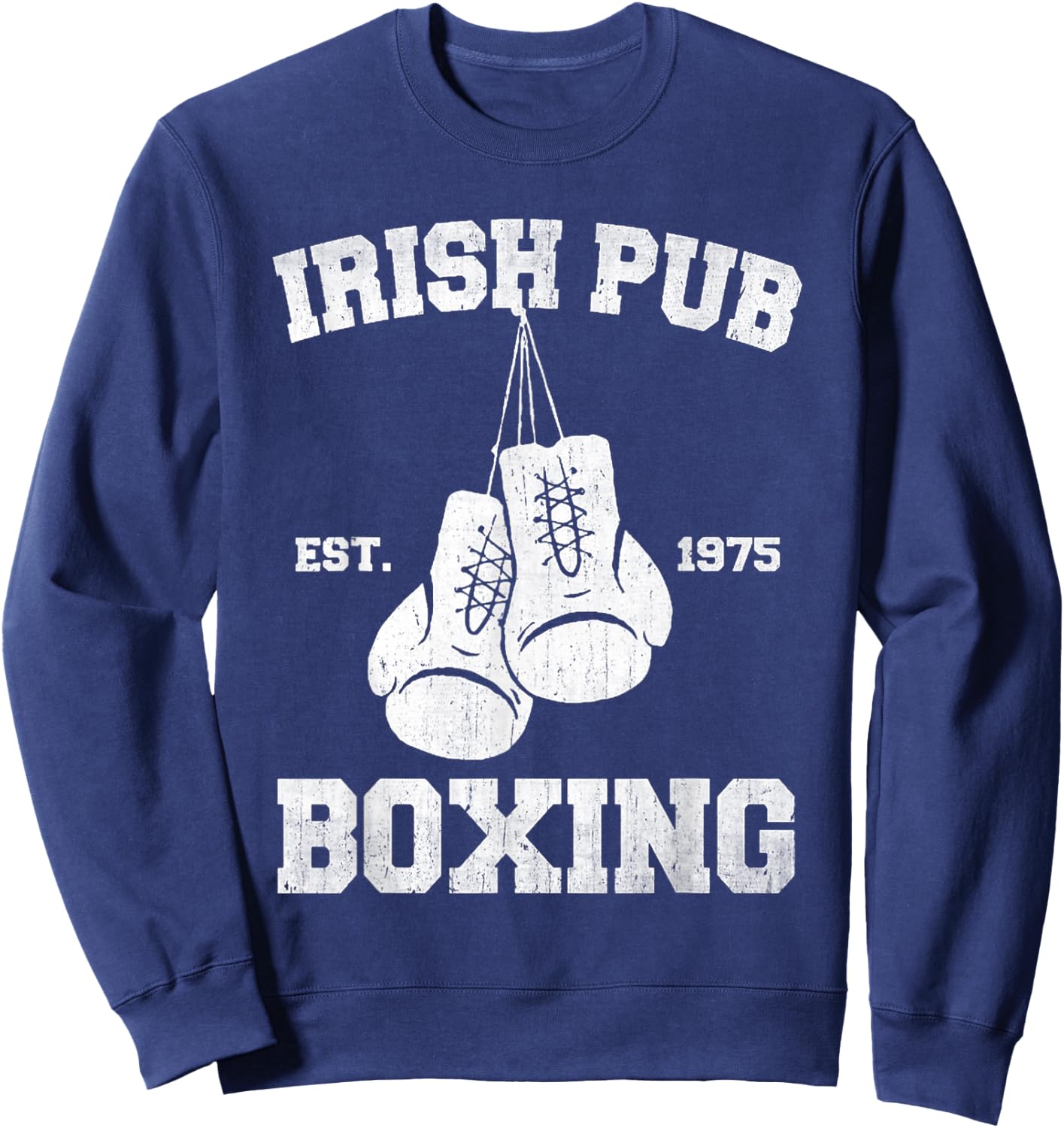 Vintage Irish Pub Est 1975 Boxing Day Sweatshirt - Sweatshirt | Navy