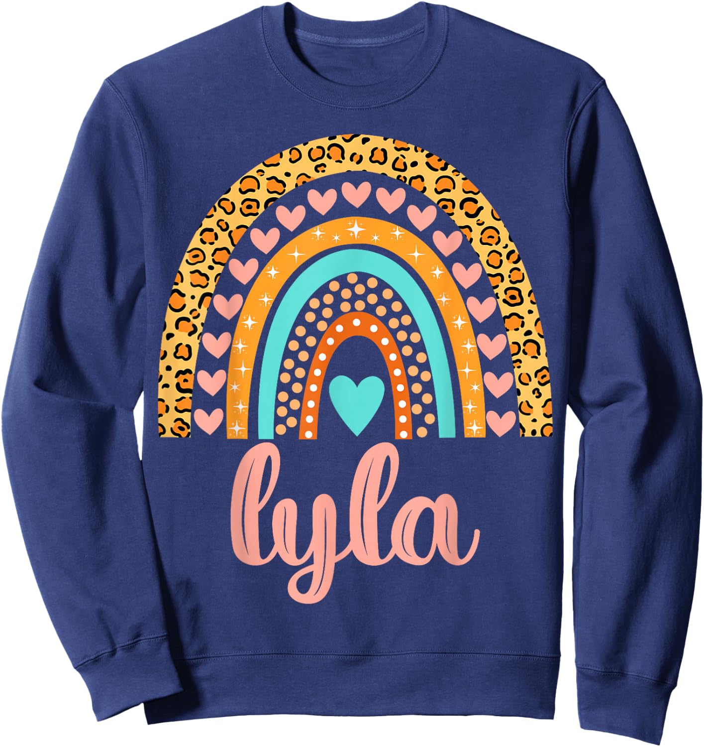 Lyla Lyla Name Birthday Shirt Gift Sweatshirt - Sweatshirt | Navy