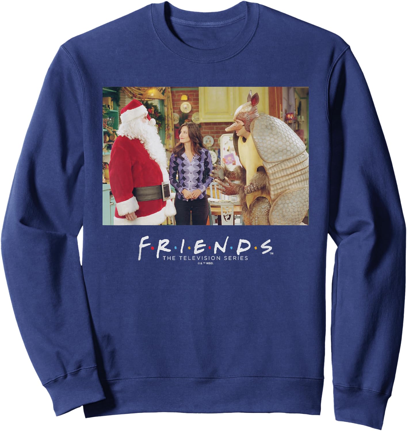Friends Christmas Armadillo Sweatshirt - Sweatshirt | Navy