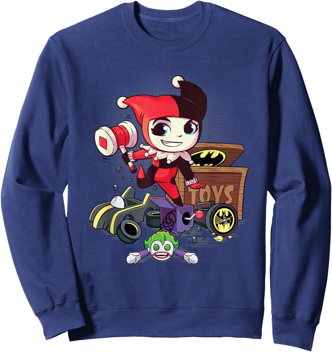 DC Super Friends Harley Quinn Sweatshirt - Sweatshirt | Navy