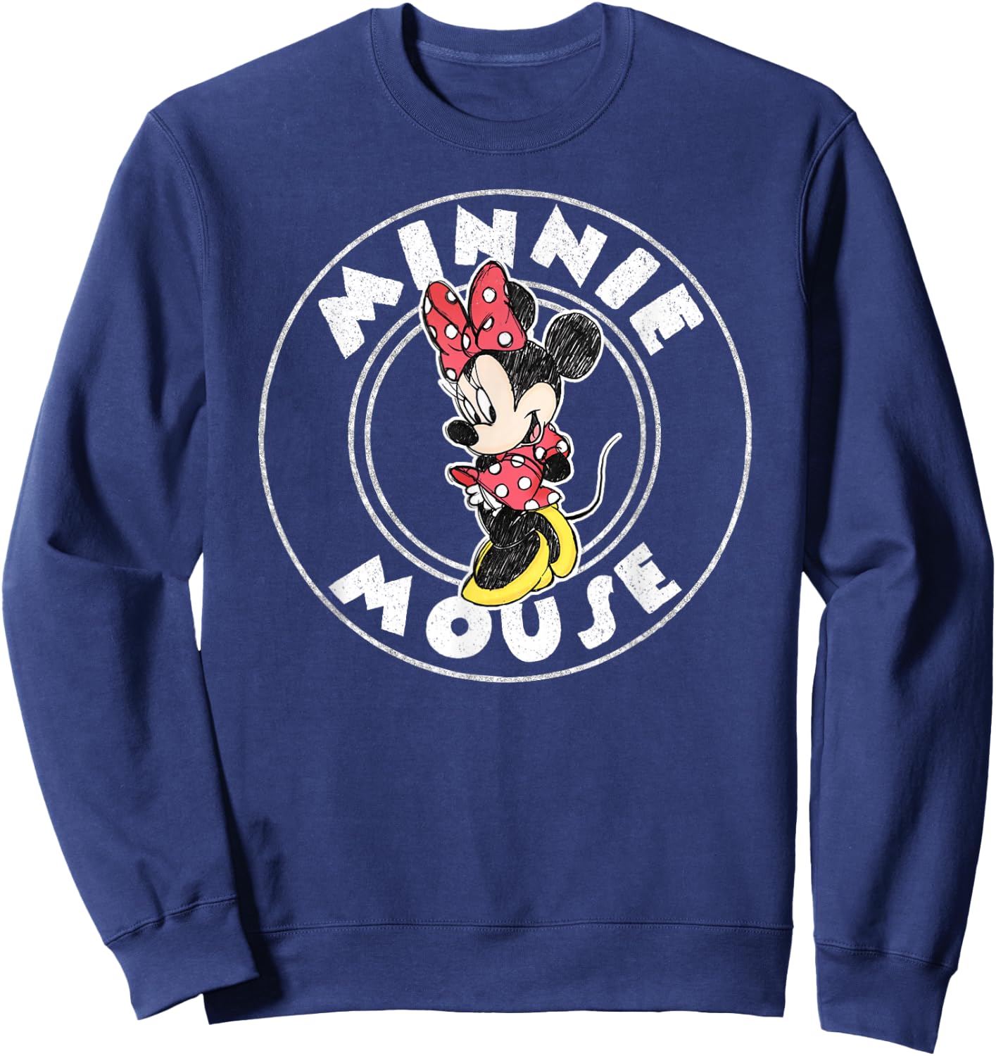 Minnie Mouse - Character Circle Sweatshirt - Sweatshirt | Navy