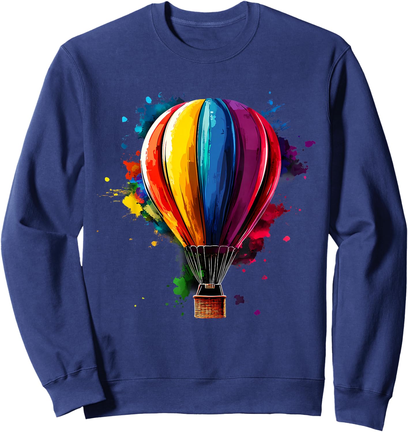 Hot Air Balloon Ride Festival Hot Air Ballooning Sweatshirt - Sweatshirt | Navy