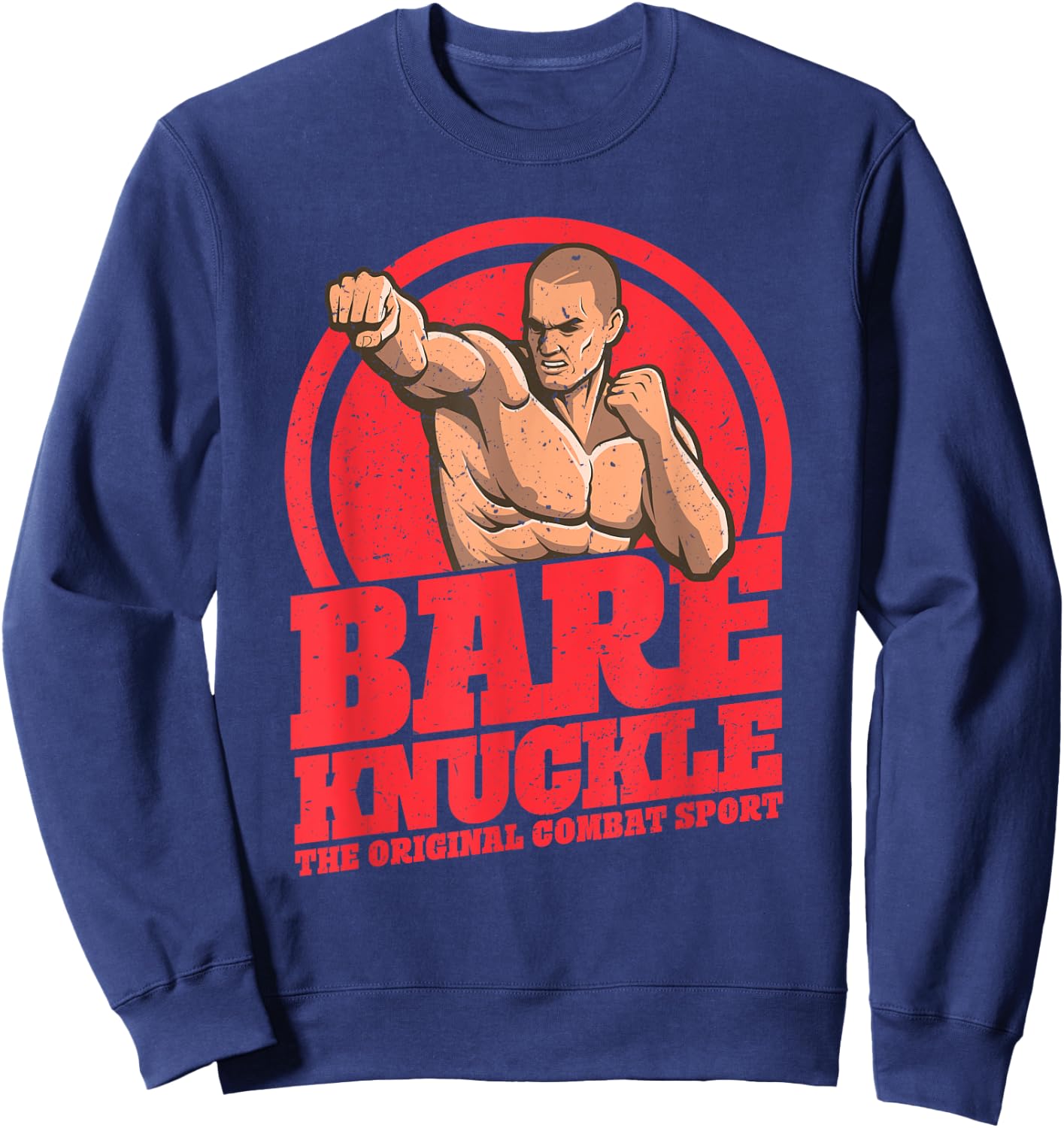 Bare-Knuckle Boxing - The Original Combat Sport Sweatshirt - Sweatshirt | Navy
