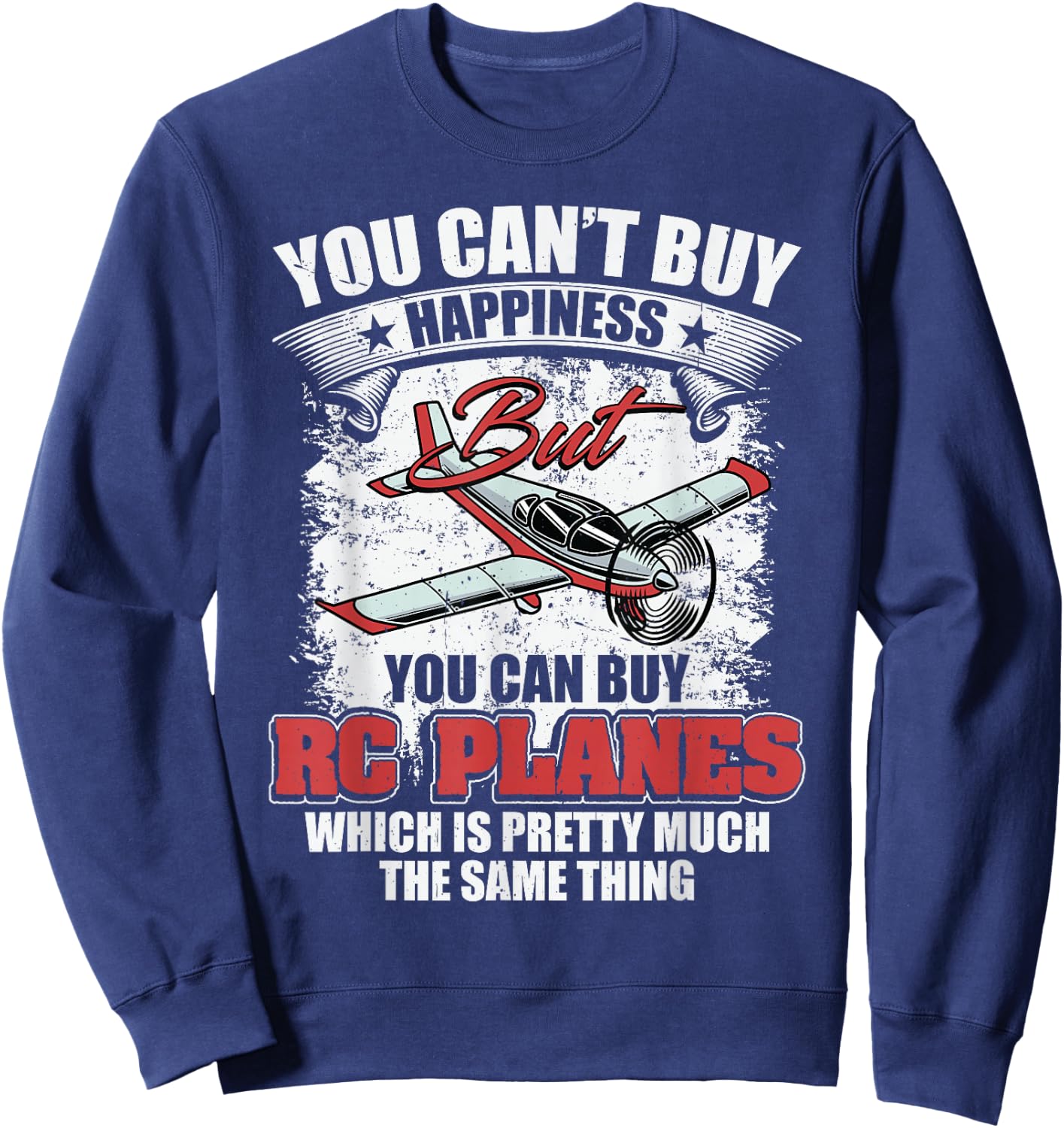 Radio Controlled Planes RC Airplane Fighter Jet RC Plane Sweatshirt - Sweatshirt | Navy