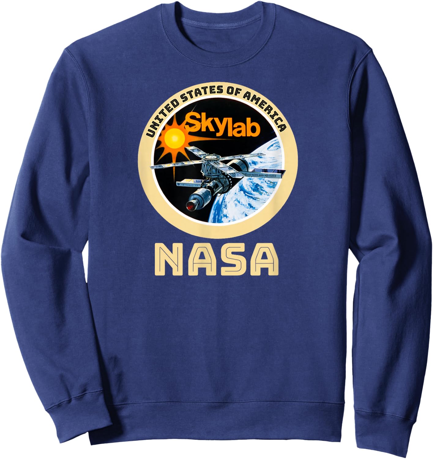 USA Skylab NASA T Shirt Sweatshirt - Sweatshirt | Navy