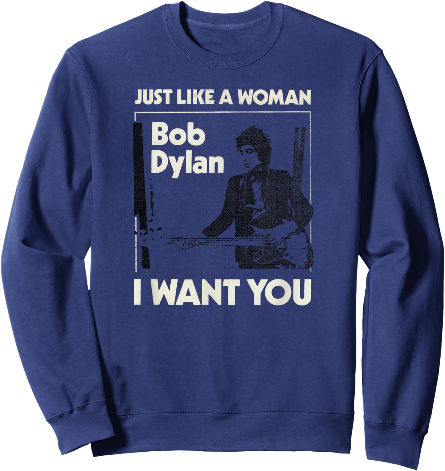 Bob Dylan - Just Like A Woman Sweatshirt - Sweatshirt | Navy