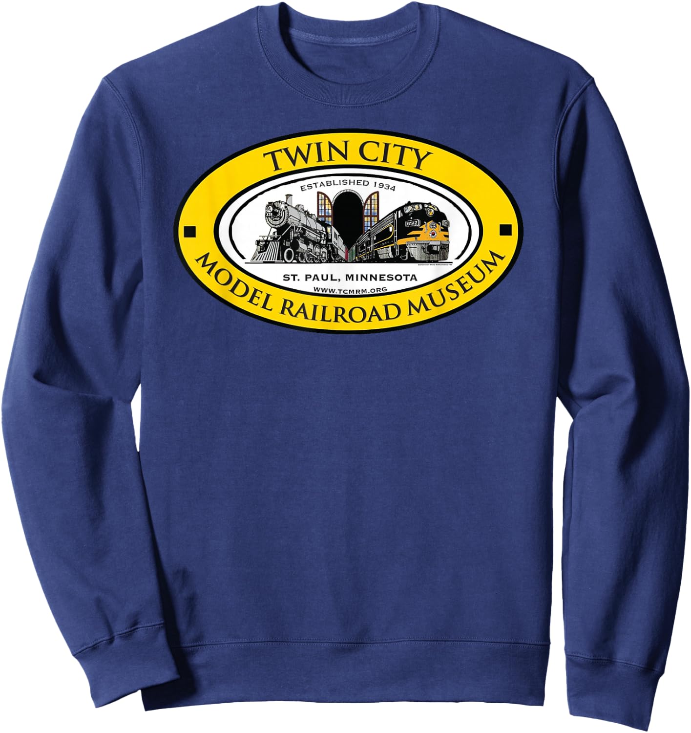Twin City Model Railroad Museum Sweatshirt - Sweatshirt | Navy