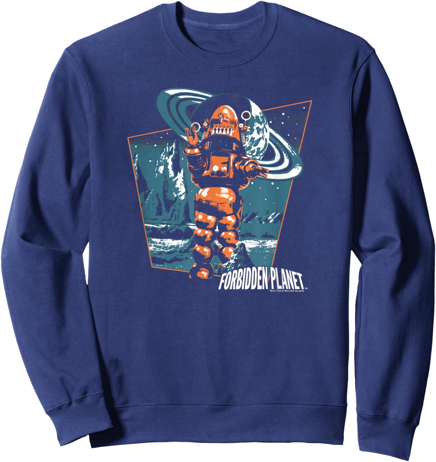 Forbidden Planet Robby Walks Sweatshirt - Sweatshirt | Navy