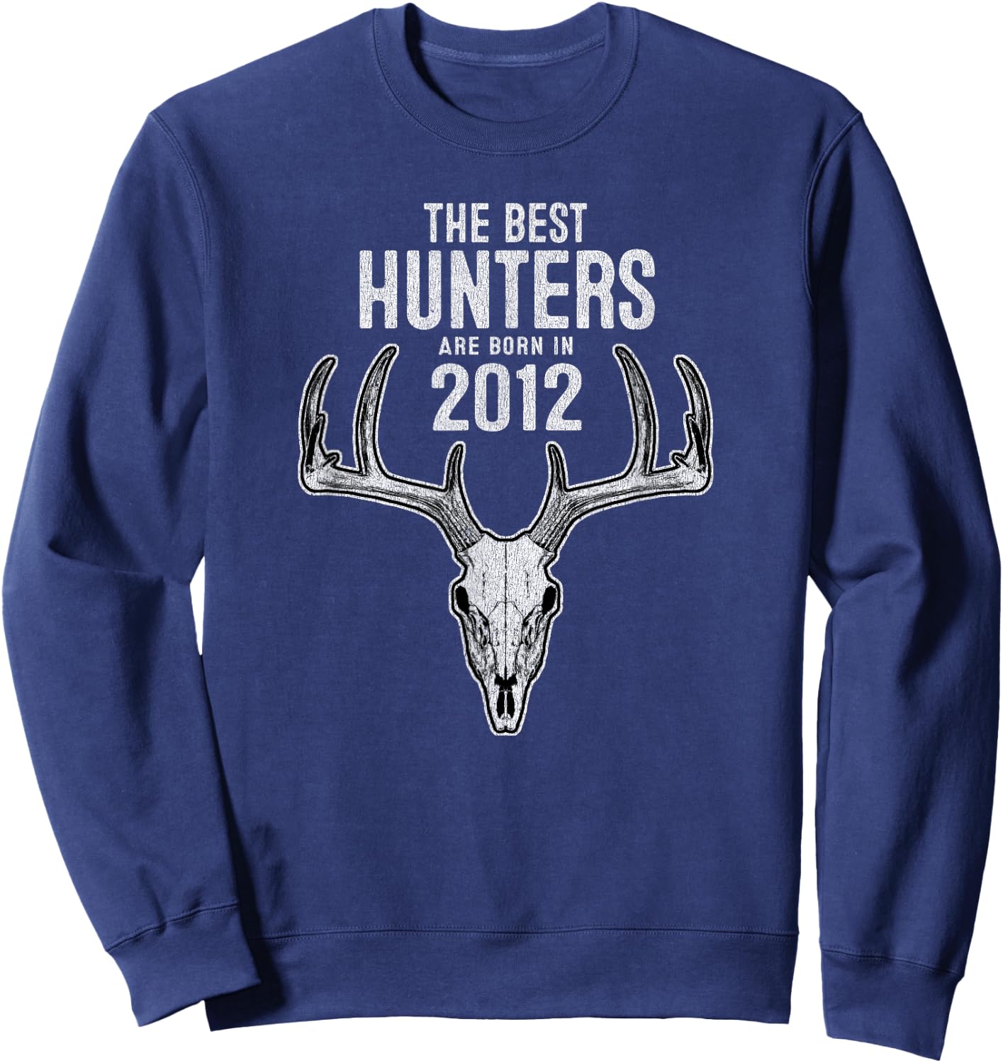 14 Year Old Deer Hunter Hunting 2012 14th Birthday Sweatshirt - Sweatshirt | Navy